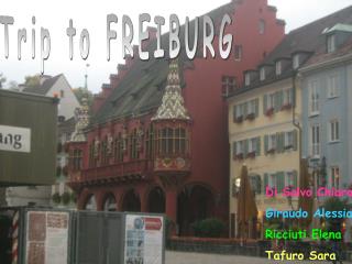 Trip to FREIBURG