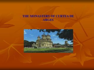 Arges Monastery Brochure