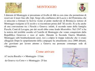 MONTOGGIO