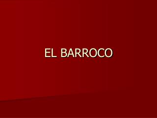 EL BARROCO