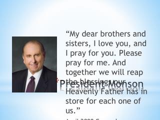 President Monson