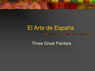El Arte de España