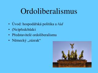 Ordoliberalismus