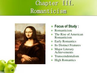 Chapter III. Romanticism