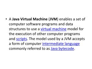 JVM, JRE, SDK,BYTECODE