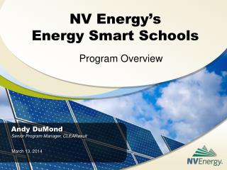 NV Energy’s Energy Smart Schools