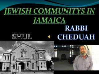 JEWISH COMMUNITYS IN JAMAICA