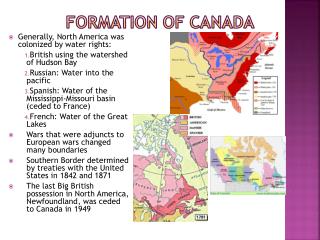 Formation Of Canada