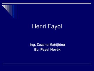 Henri Fayol