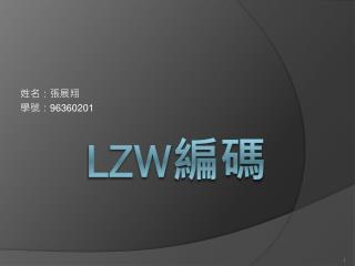 LZW 編碼