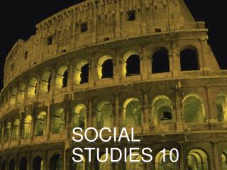 SOCIAL STUDIES 10