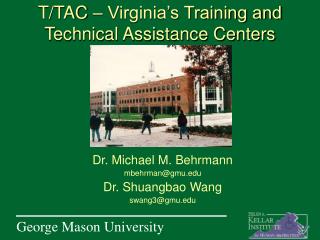 T/TAC – Virginia’s Training and Technical Assistance Centers
