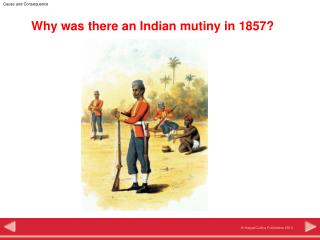 Why was there an Indian mutiny in 1857?