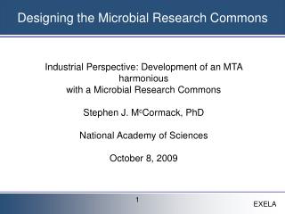 Designing the Microbial Research Commons