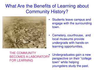 What Are the Benefits of Learning about Community History?