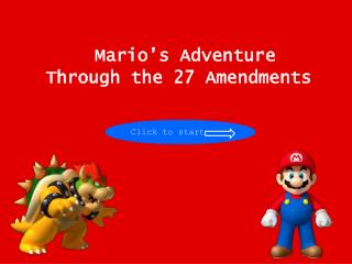 Mario’s Adventure Through the 27 Amendments