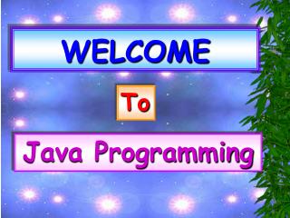 WELCOME