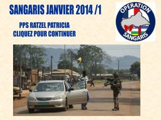 SANGARIS JANVIER 2014 /1