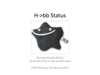 H -&gt;bb Status