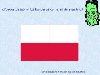 ¿Puedes desubrir las banderas con ejes de simetría?