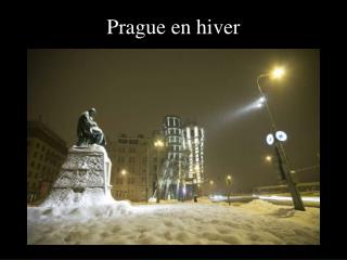 Prague en hiver