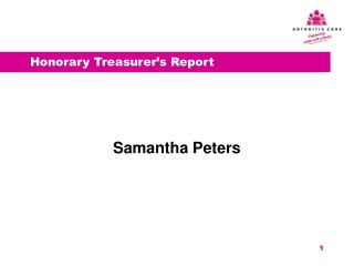 Honorary Treasurer’s Report