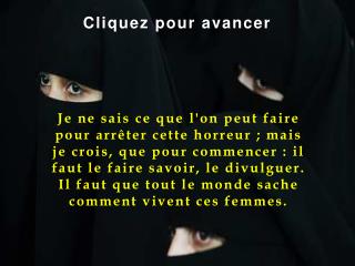 Cliquez pour avancer