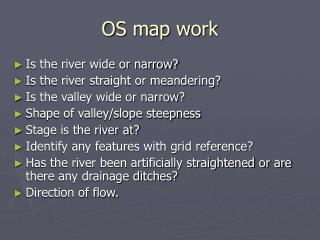 OS map work