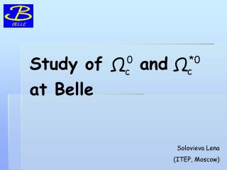 Study of and at Belle
