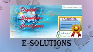 Digital Signature Certificate