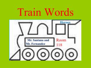 Train Words