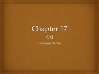 Chapter 17