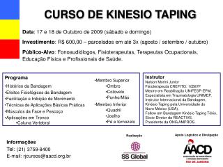 CURSO DE KINESIO TAPING