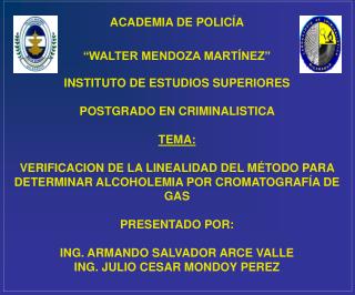 ACADEMIA DE POLICÍA