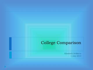 College Comparison