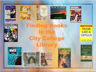 Finding Books in the City College Library