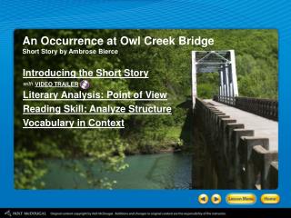 An Occurrence at Owl Creek Bridge Short Story by Ambrose Bierce