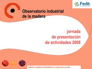 jornada de presentación de actividades 2006