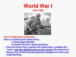 World War I 1914-1920