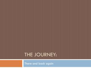The Journey: