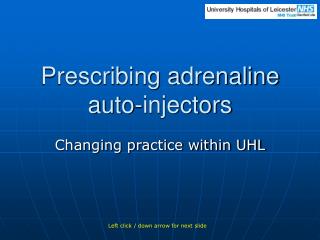 Prescribing adrenaline auto-injectors