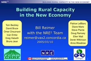 Building Rural Capacity in the New Economy
