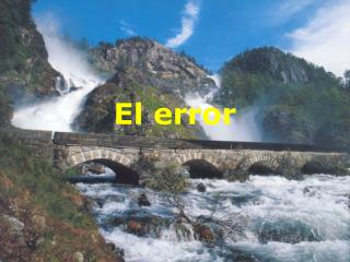 El error