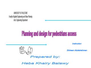 UNIVERSITY OF PALESTINE Faculty of Applied Engineering and Urban Planning