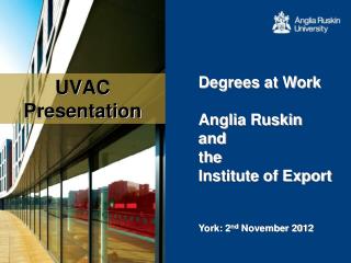 UVAC Presentation