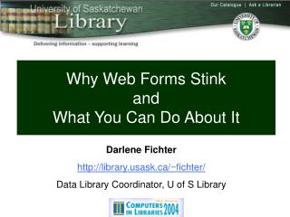 Why Web Forms Stink and What You Can Do About It