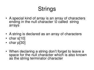 Strings