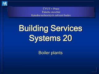 Building Services Systems 20