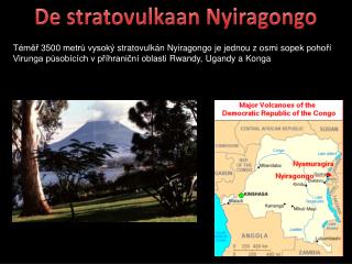 De stratovulkaan Nyiragongo