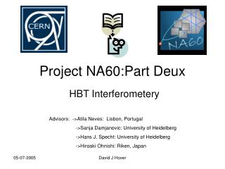 Project NA60:Part Deux